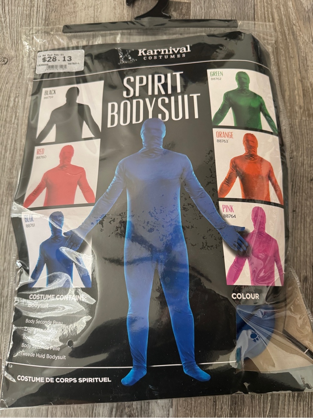 Karnival Costumes Spirit Bodysuit Blue